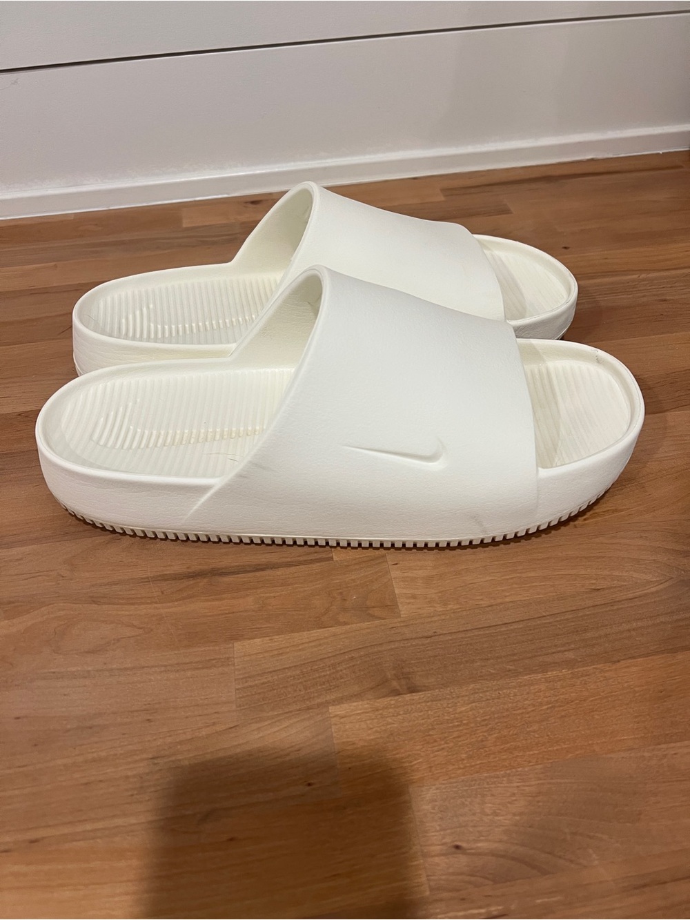 Nike Calm White Slide Sandals M 13 W 12